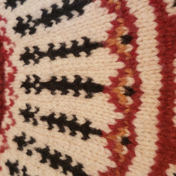 Brooks Brothers Sweater Womens sz Large Nordic Jumper Rust 100% Lambswool - Picture 5 of 7